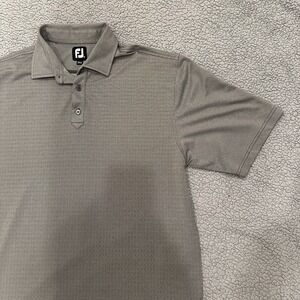 Footjoy FJ Polo Shirt Mens XL Gray Shirt Short Sleeve‎ Polo Golf